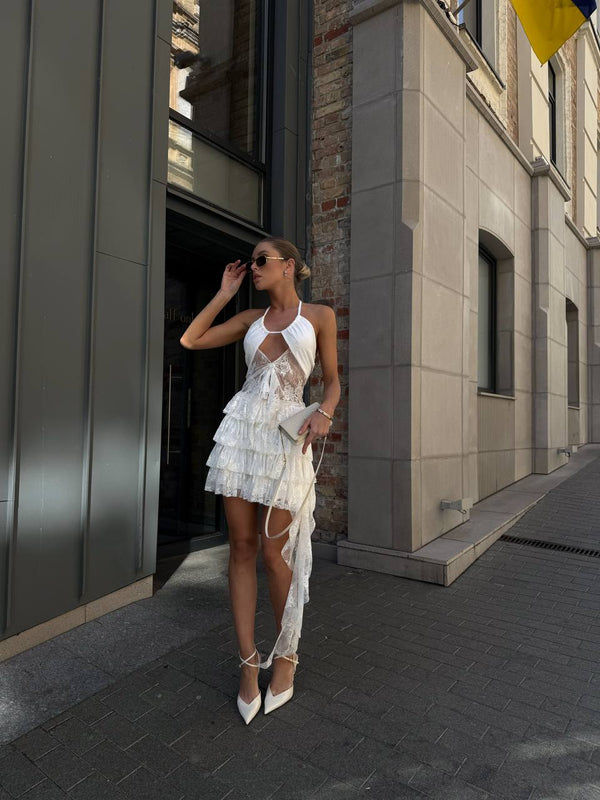 Tiered Lace Skirt