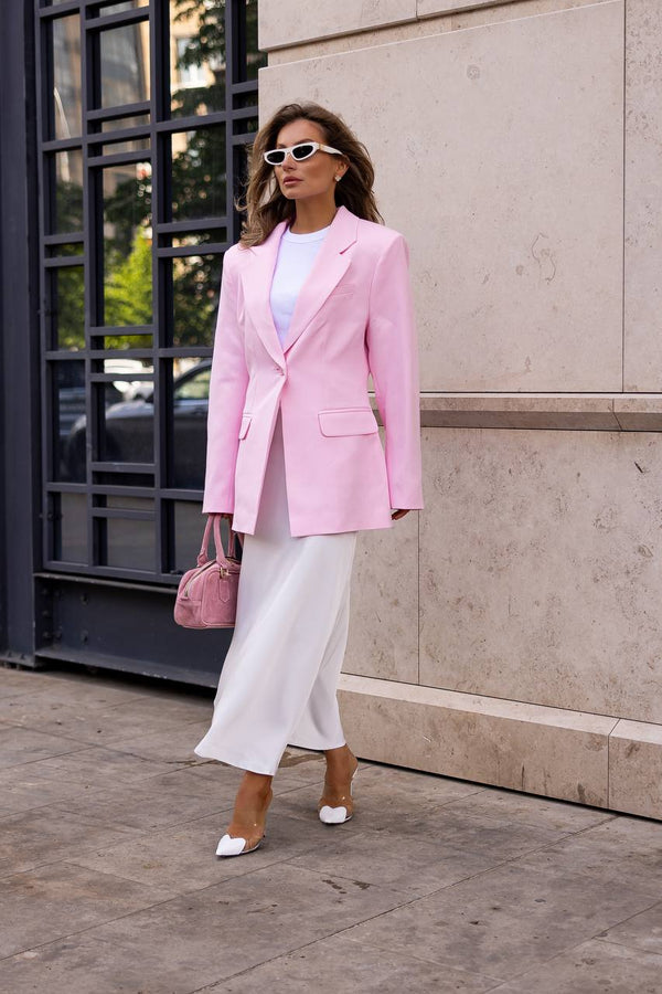 Pink Tailored Premium Blazer