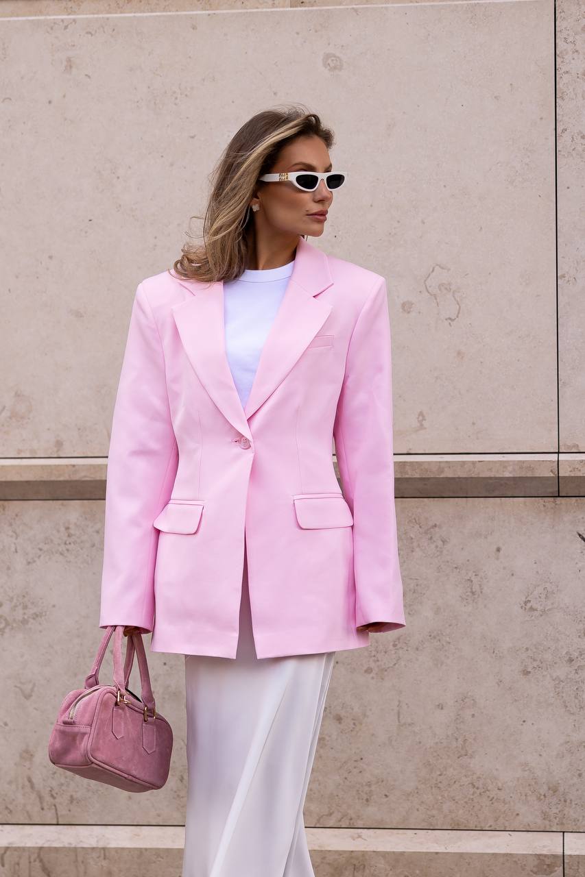 Pink Tailored Premium Blazer