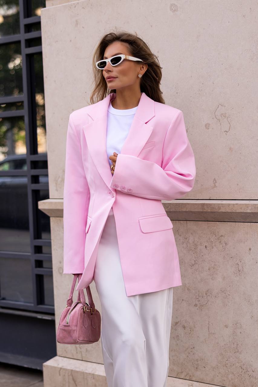 Pink Tailored Premium Blazer