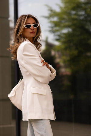 Beyaz Özel Dikim Premium Blazer