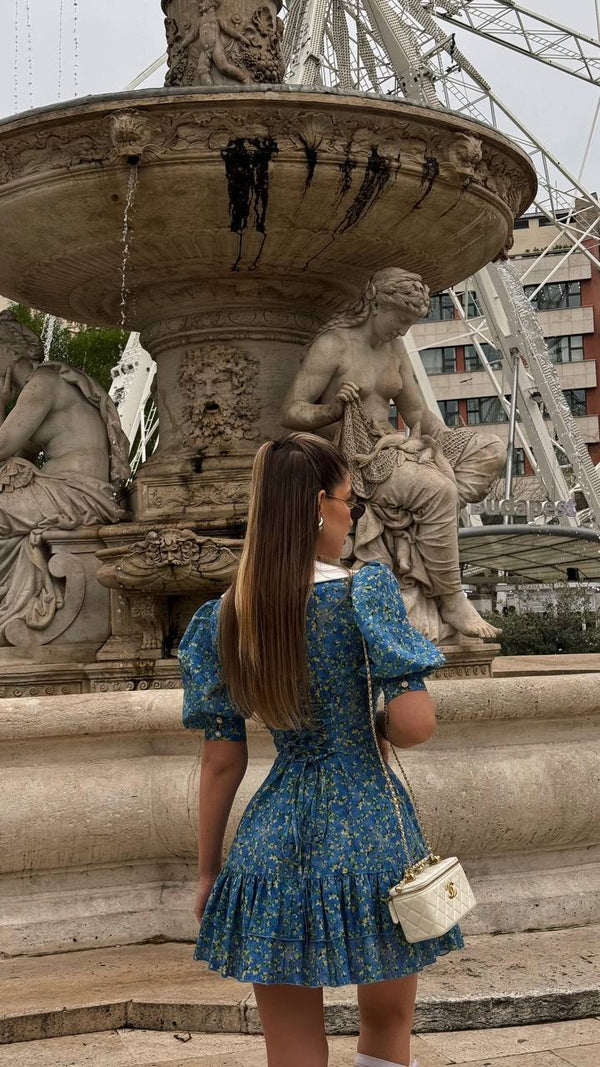 Bluebell Fountain Collar Dress