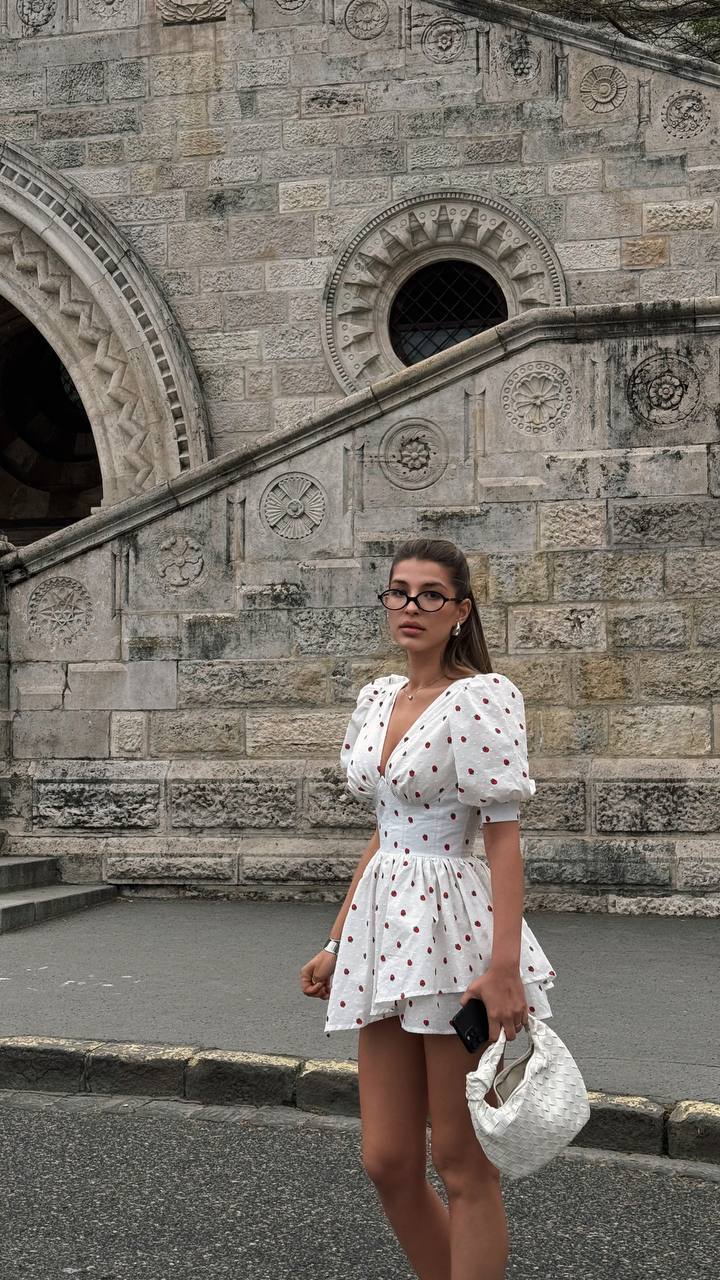 Whimsical Fit Mini Romper – Strawberry Edition