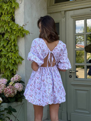 Meadow Whisper Balloon Mini Dress