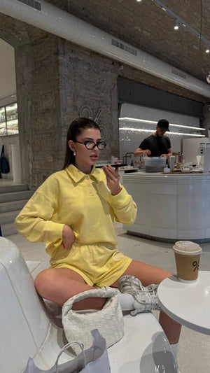 Yellow Butter Polo Set
