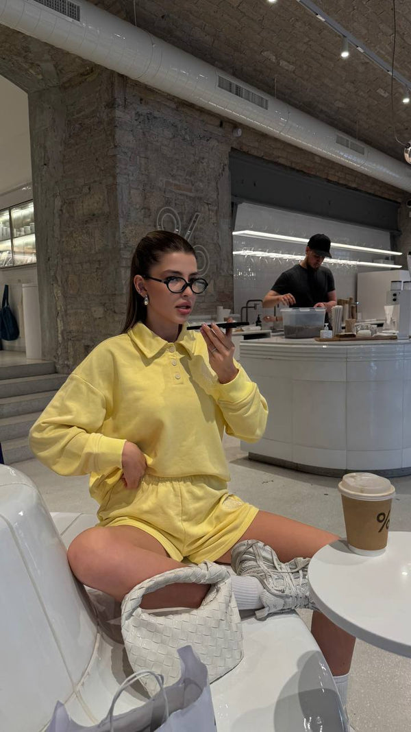 Yellow Butter Polo Set