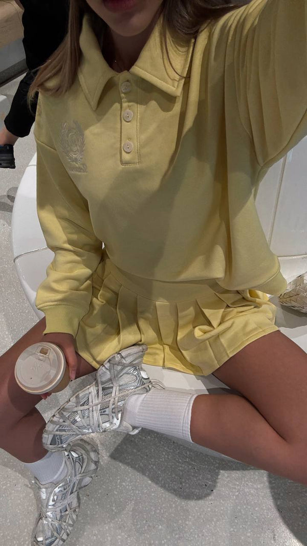 Yellow Butter Polo Set