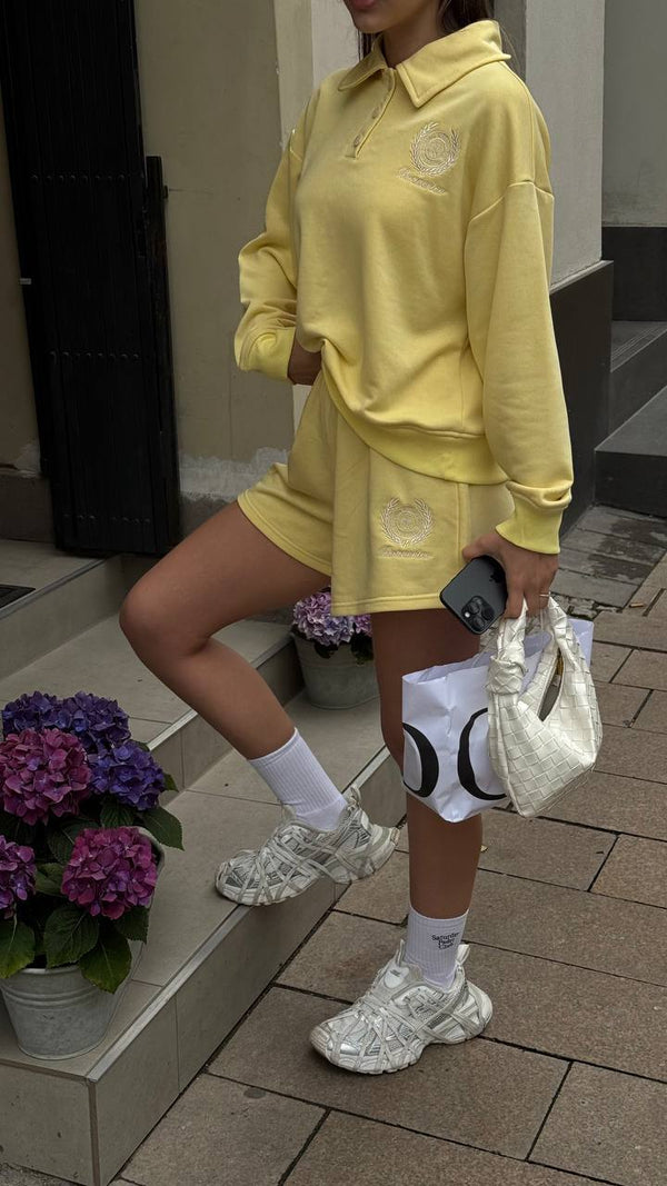 Yellow Butter Polo Set