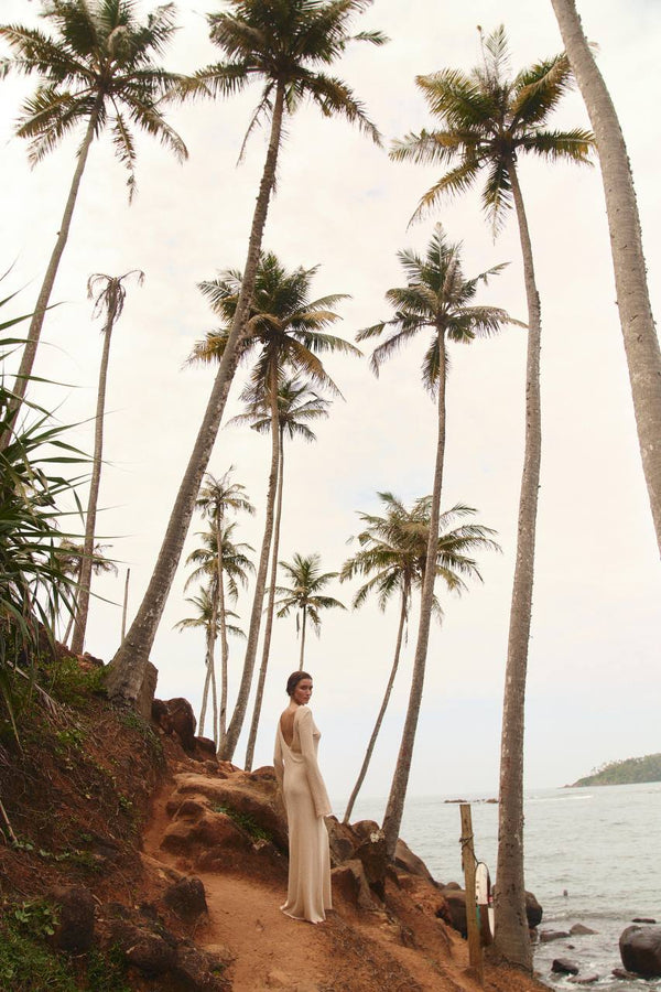 Dune Whisper Boucle Maxi Dress