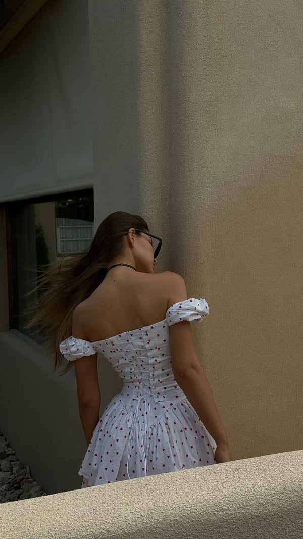 Cherry Bloom Cotton Dress
