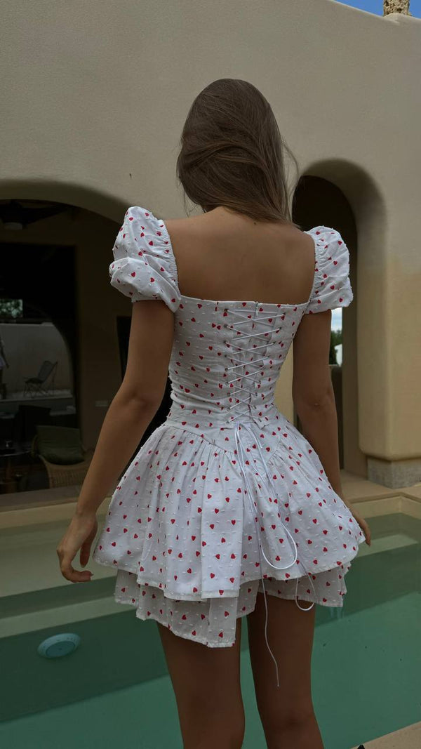 Cherry Bloom Cotton Dress