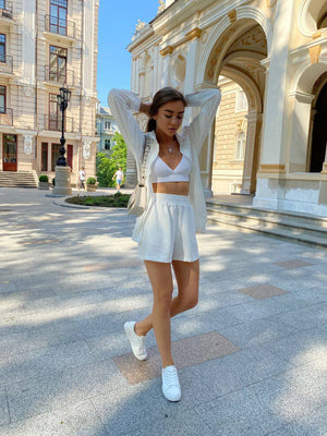 Ivory Sunny Shirt Set