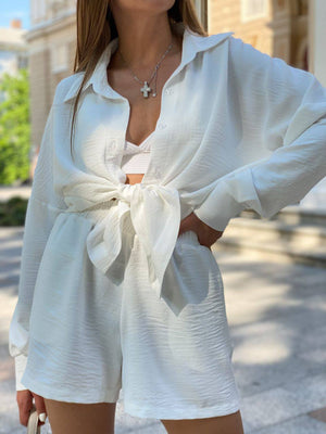 Ivory Sunny Shirt Set