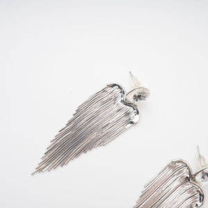 Crystal Top Long Fringe Drop Earrings