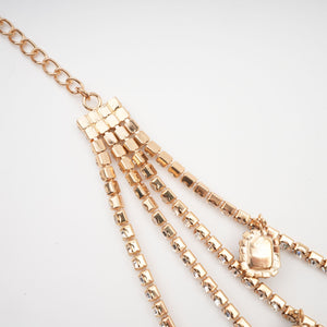 Emerald Crystal Statement Choker Necklace