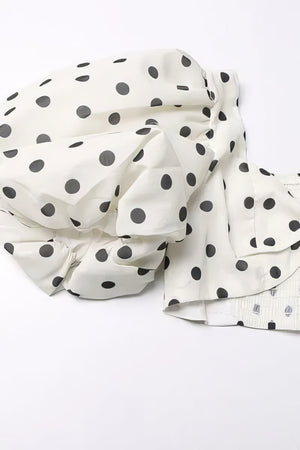 Polka Dot Two-Piece Dress