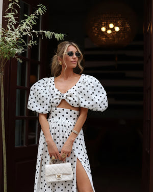 Polka Dot Two-Piece Dress