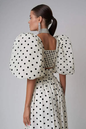 Polka Dot Two-Piece Dress