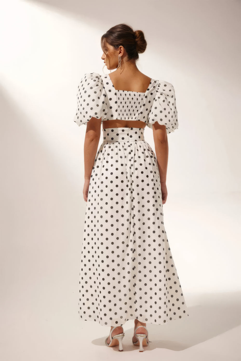 Robe deux pièces à pois