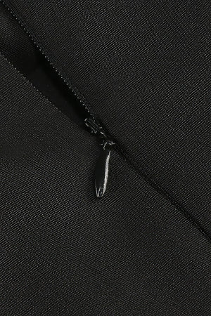 Corsetto Mini Nero Decorato