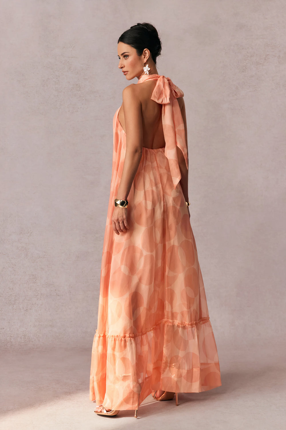 Robe dos nu pêche coucher de soleil