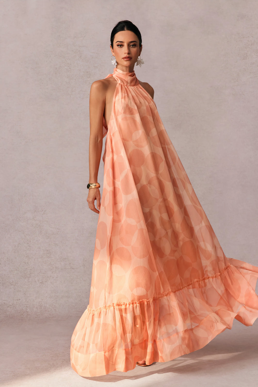 Robe dos nu pêche coucher de soleil