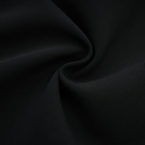 Black Crystal Strapless Mini Dress