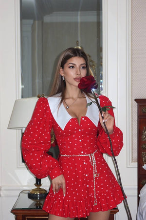 Scarlet Heart Mini Dress