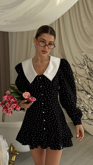 Midnight Heart Mini Dress