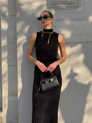 Black Fever Knit Set