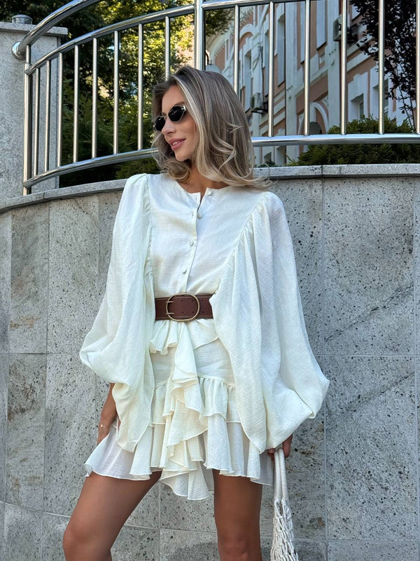 Sicilia Flounce Mini Cream