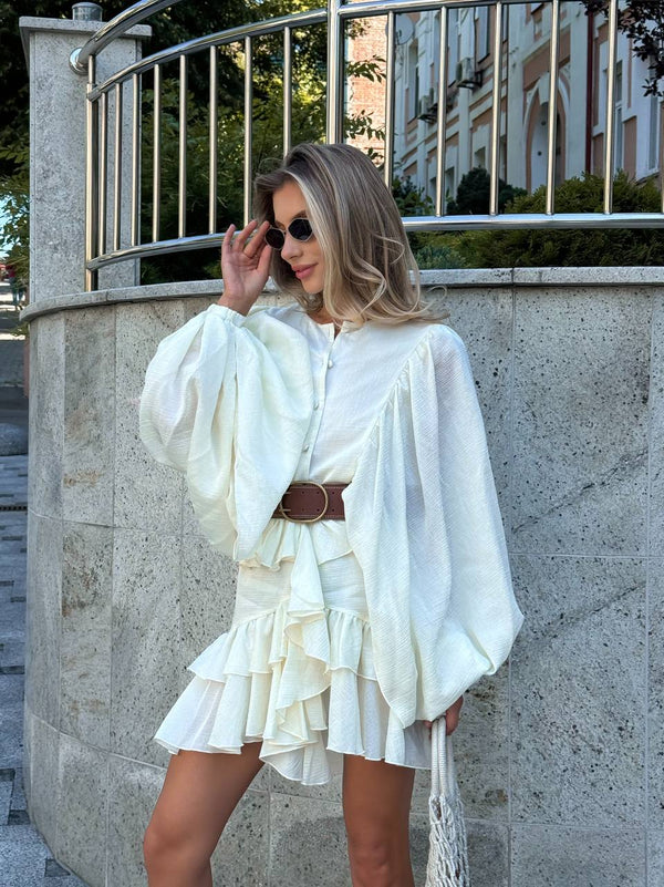Sicilia Flounce Mini Cream