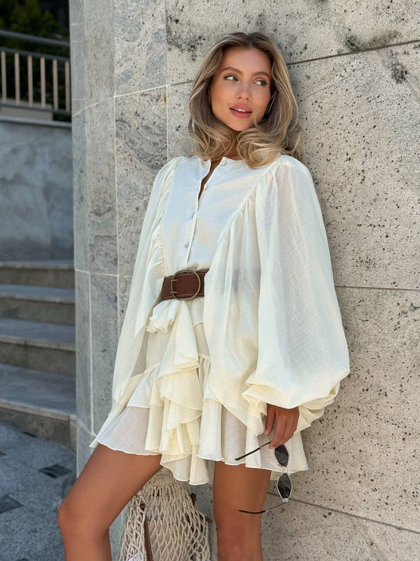 Sicilia Flounce Mini Cream