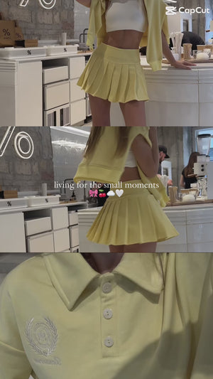 Yellow Butter Polo Set